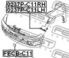 NISSA 62224EM30A Mounting Bracket, bumper